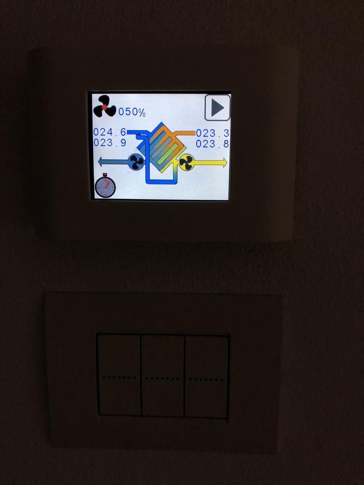 Impianto di VMC in una casa in ristrutturazione su 3 piani