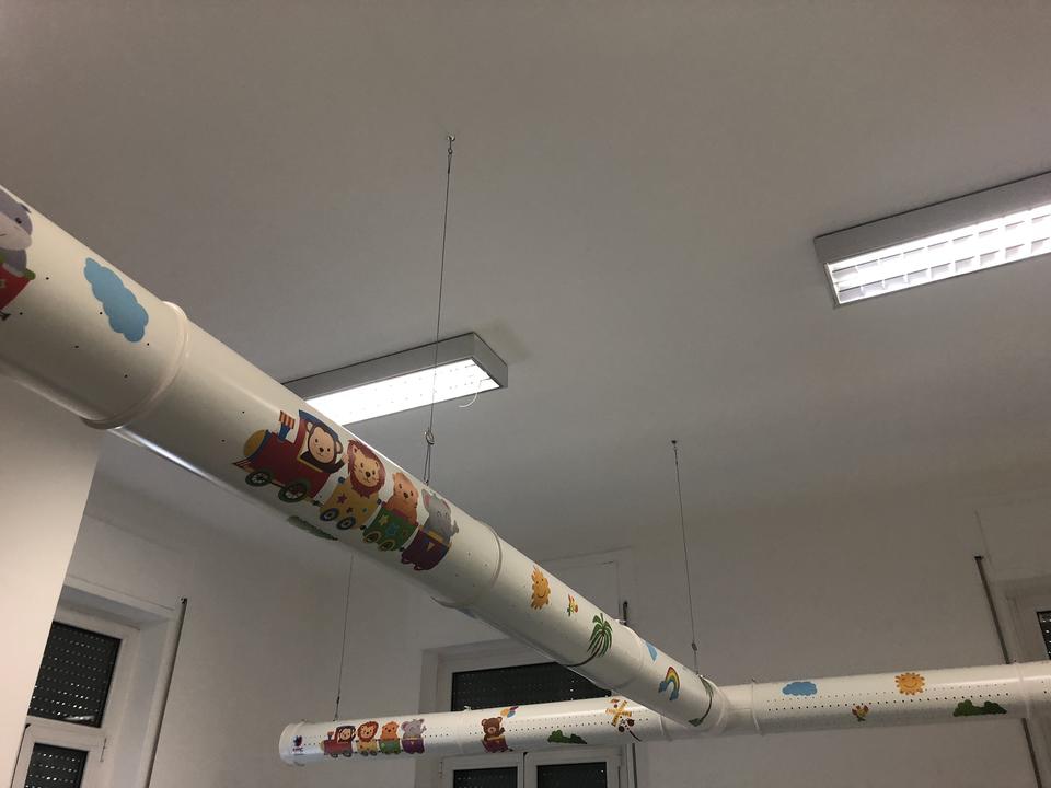 Impianto di VMC in un Asilo 