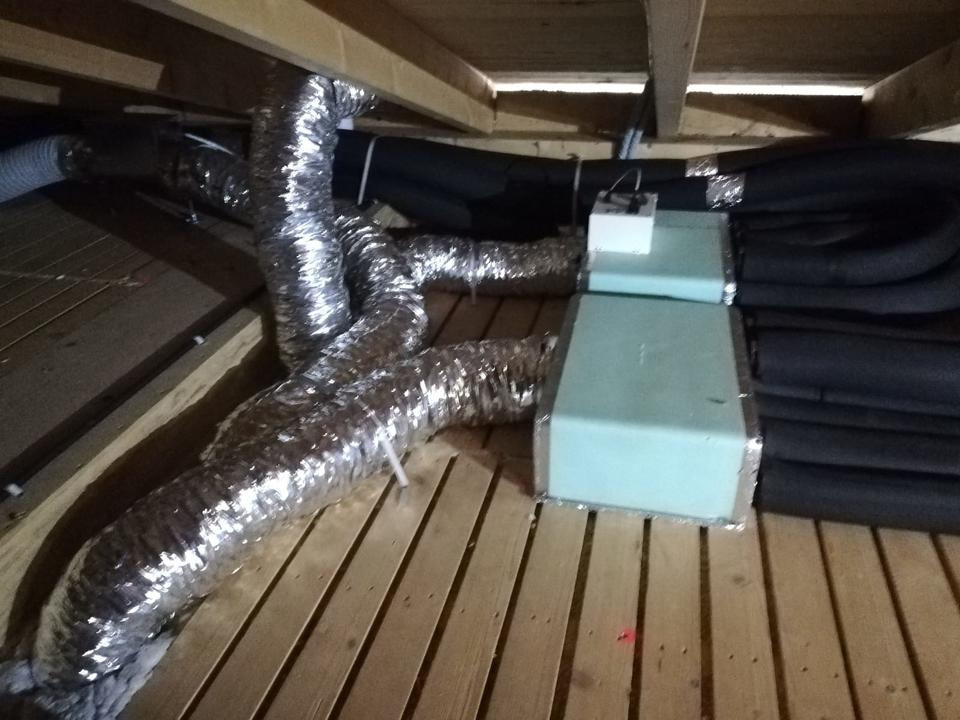 Impianto di VMC con sanificazione dell'aria